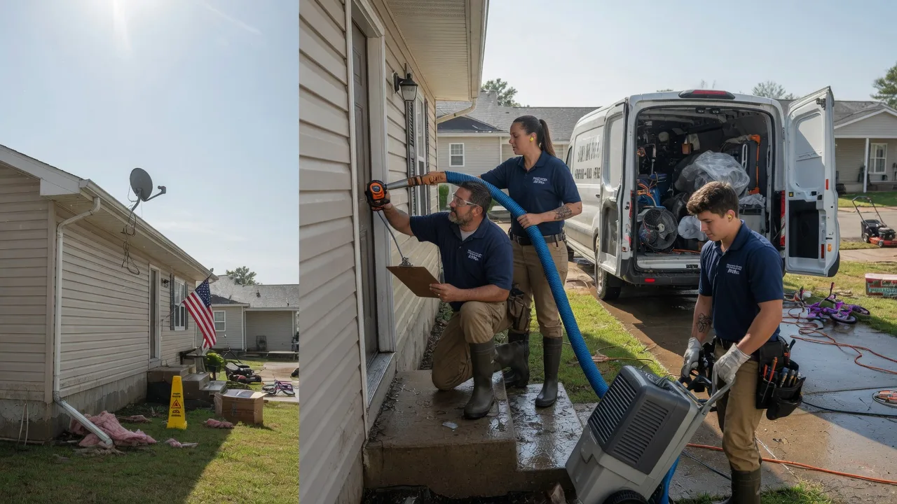 Ceiling Water Damage Restoration in Weston, GA near me
